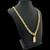 Corrente Friso S 08mm 70cm + Barra De Ouro