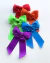 Kit 5 Laços Clara em Gorgurão Tamanho G na Presilha - Coleção Rainbow - K-5-LG-CLA-RW