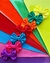 Kit 84 Laços, Tiaras e Hair Clips da Coleção Rainbow - K-84-RW