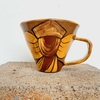 CANECA DE CERÂMICA ARTESANAL - ORIXÁ OXUM - comprar online