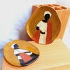 CONJUNTO DE PRATOS DECORATIVOS - CLOTILDE E JOANA - IRMANDADE DA BOA MORTE - comprar online