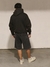 BOXY FIT HOODIE - WASH NEGRO en internet