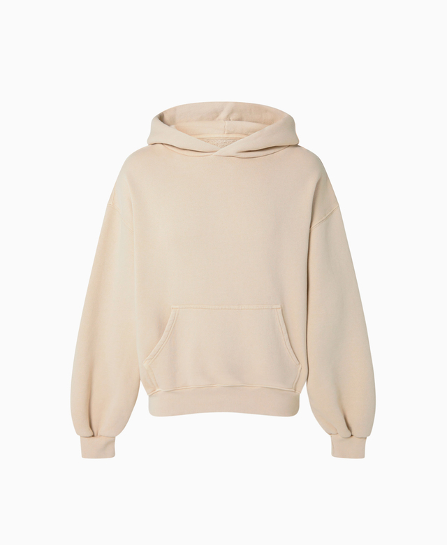 Women Boxy Fit Hoodie - Wash Beige thumbnail 2