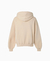 WOMEN BOXY FIT HOODIE - WASH BEIGE - comprar online