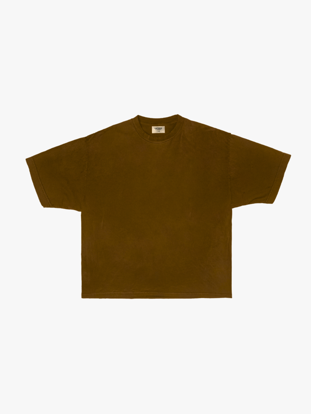 Remera Boxy Fit - Wash Marron thumbnail 3