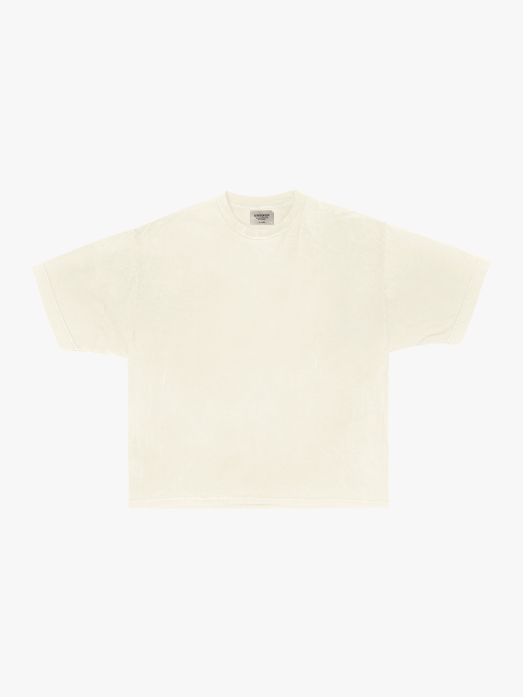 Remera Boxy Fit - Wash Crema thumbnail 3