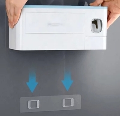 Dispenser Pasta Dental Porta Cepillos Organizador De Baño - comprar online