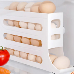 Huevera Dispenser Porta Huevos Organizador Deslizante - comprar online