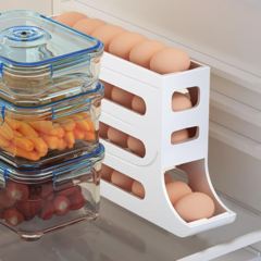Huevera Dispenser Porta Huevos Organizador Deslizante - tienda online