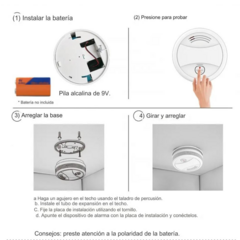 Detector De Humo Inteligente Con Wifi Tuya Smart