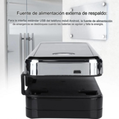 Cerradura Inteligente Para Puerta De Vidrio Doble Perno SLG6.001 - tienda online