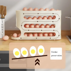 Imagen de Huevera Dispenser Porta Huevos Organizador Deslizante