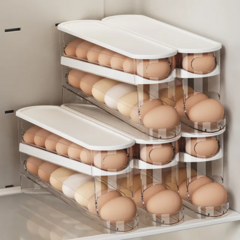 Huevera Dispenser Porta Huevos Organizador Deslizante