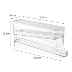 Huevera Dispenser Porta Huevos Organizador Deslizante - comprar online
