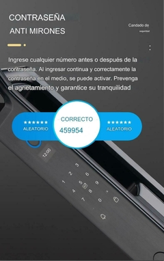Cerradura Inteligente Reconocimiento Facial Alta Seguridad XF09 FACE - thouse