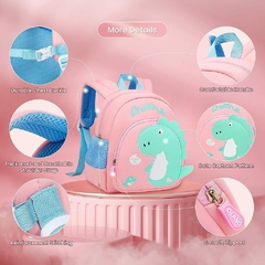 Imagen de Mochila Escolar Infantil Dinosaurio Thouse 3D