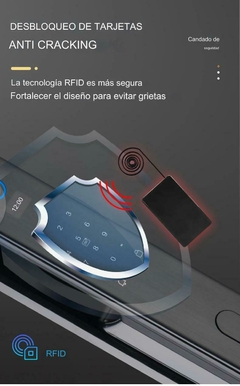 Imagen de Cerradura Inteligente Reconocimiento Facial Alta Seguridad XF09 FACE