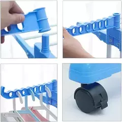 Tendedero de ropa Plegable Vertical 3 niveles con Ruedas - tienda online
