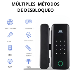 Cerradura Inteligente Para Puerta De Vidrio- Tuya Smart N5 - comprar online