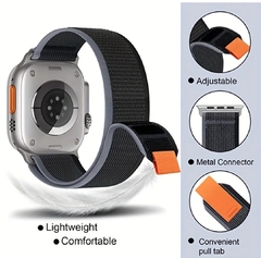 Malla Correa Para Reloj De 42/44/45/49mm Nailón Smart Watch - thouse