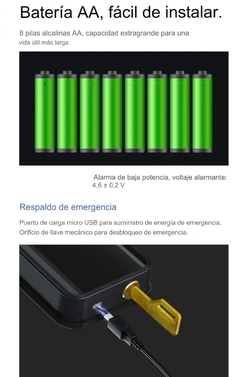Cerradura Inteligente Con Camara y Administracion Remota Slc3 - tienda online
