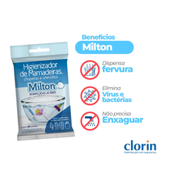 Clorin Milton (3 unidades) - Limpa Chupeta Mamadeira na internet