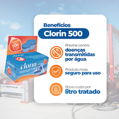 Pastilhas p/ Tratar 500L em Caixas D'água e Cisternas - Clorin 500 na internet