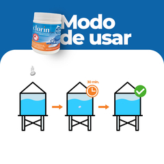 Pastilhas p/ Tratar 10.000L em Caixas D'água e Cisternas - Clorin 10.000 - Clorin