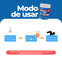 Imagem do Pastilhas p/ Tratamento Piscinas Plásticas 50un - Bioclor Tabs