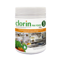Clorin PM FOOD Tabs 5 Litros - Desinfetante profissional para Alimentos e Utensílios de Cozinha - comprar online
