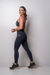 LEGGING PWRD CÓS DRAPEADO PRETA COM BOLSO