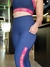 LEGGING pocket dark blue and cerise AZUL MARINHO - comprar online
