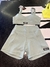 CONJUNTO BSCROSS TOP + SHORT EMPINA TEOS VERDE ÁGUA - comprar online