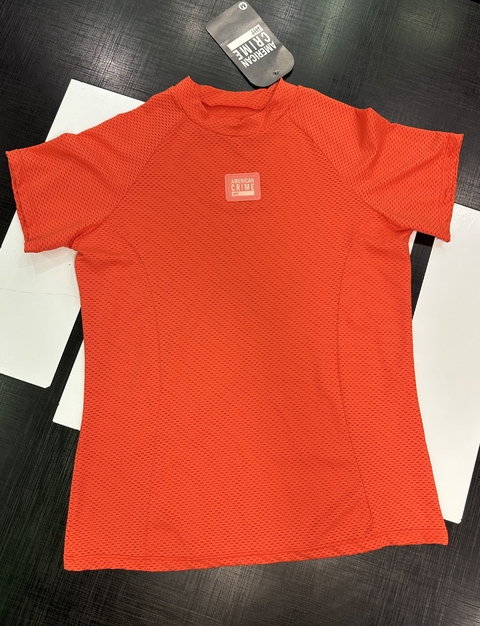 CAMISA FEM AMRC SLIM VERMELHO CORAL