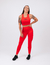 CALÇA LEGGING PWRD CÓS GRAPEADO VERMELHO