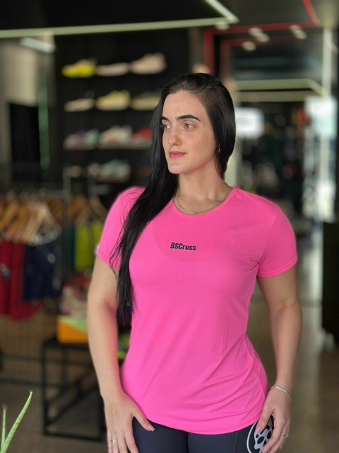 CAMISA BSCROSS FEM HANDSTAND ROSA NEON - comprar online