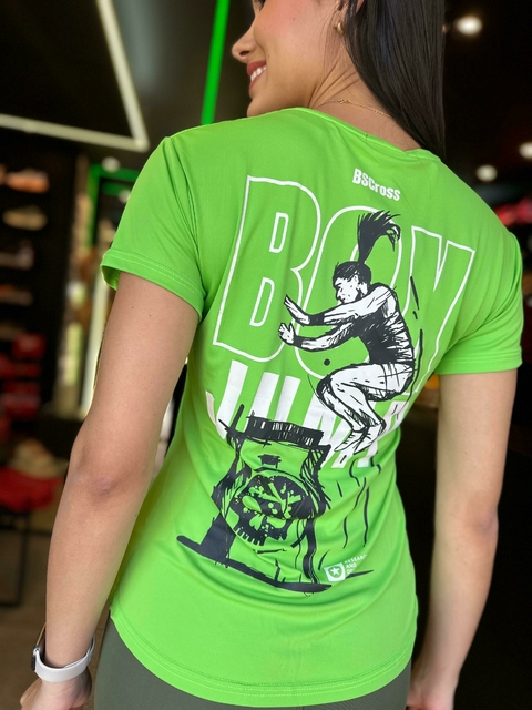 CAMISA BSCROSS FEM BOX JUMP VERDE NEON - comprar online