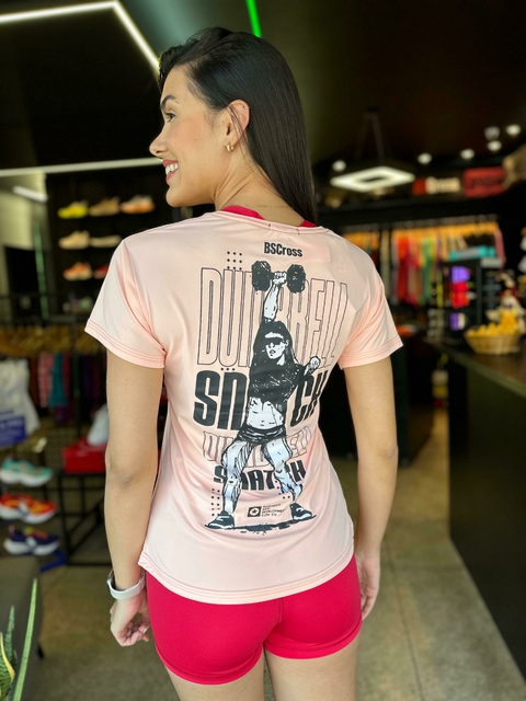 CAMISA BSCROSS FEM DUMBELL SNATCH SALMON CLARO - comprar online