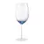Conjunto 6 Taças Transparente e Azul 550ml