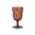 Conjunto 6 Taças Vidro Bolhas Âmbar 260ml