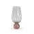 Conjunto 6 Copos Lunar Transparente e Rosa 550ml