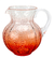 Jarra de Acrílico Bubble Laranja 2,3L