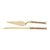 Conjunto 2 Talheres com Cabo Trançado Gold Premium