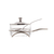 Açucareiro com Colher de Vidro e Inox Princess