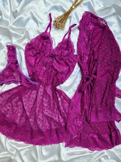 06 - ROBE TULE MANGA LONGA