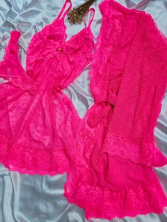04 - ROBE TULE MANGA LONGA - comprar online