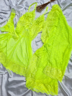 05 - ROBE TULE MANGA LONGA - comprar online