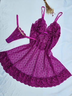 05 - CAMISOLA TULE V - Fio Personalizável