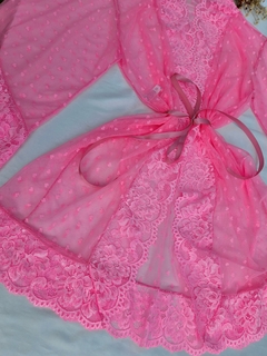 03 - ROBE TULE MANGA MÉDIA - comprar online