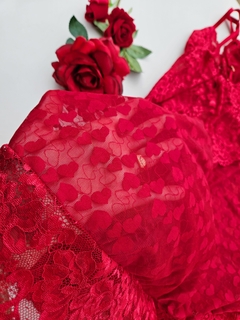 01 - CAMISOLA TULE DEISY - Fio Personalizável - DONNA CHIKOSA MODA INTIMA